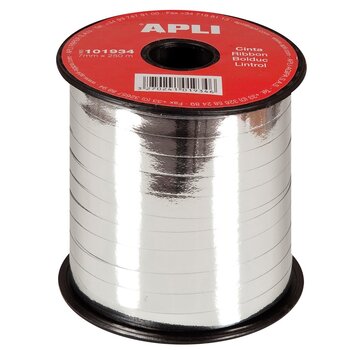 Apli - sierlint - 7 mm x 250 m - zilver