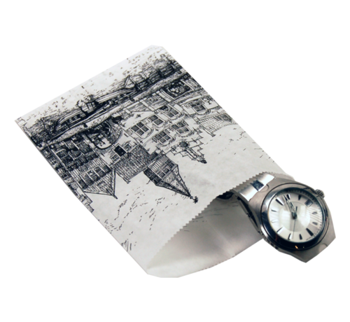 Specipack Sac de mercerie - papier - 9x10cm - pignons nostalgiques - 1000 pièces