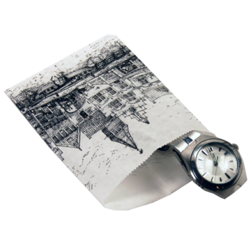 Specipack Sac de mercerie - papier - 13x18cm - pignons nostalgiques - 1000 pièces
