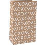 Specipack Sac cadeau - sac à fond plat - papier kraft - 18x10x31cm - XOXO - 250 pièces