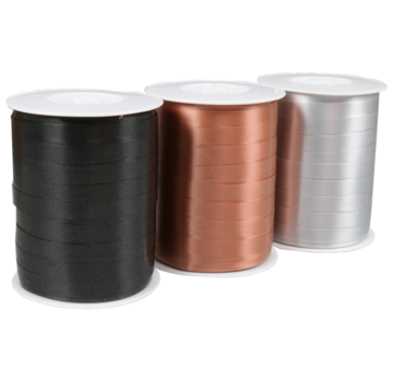 Lint - 10mmx250m - zilver/zwart/koper