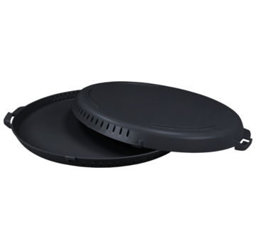 Pizzycle Tray - Ø33mm - réutilisable - boîte à pizza - gris - 30 pièces/15 boîtes)