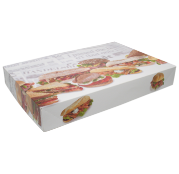 Specipack Boîte traiteur - Rouleaux - 375x550x80mm - 60 pièces