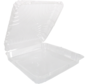 Transparante gebaksdoos - 275x275x80mm - met vaste klepdeksel - 110 stuks