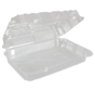 Boîte à gâteaux transparente - 210x130x65mm - avec couvercle à rabat fixe - 300 pièces