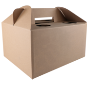 Specipack Boîte repas - carton ondulé - 33x26x17cm - 15 pièces