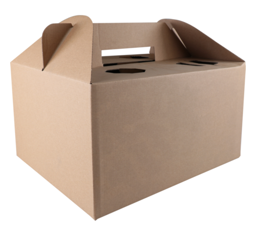 Specipack Boîte repas - carton ondulé - 33x26x17cm - 15 pièces