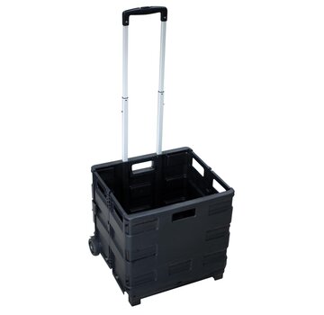 Merkloos Chariot pliable - avec caisse - maximum 35 kg