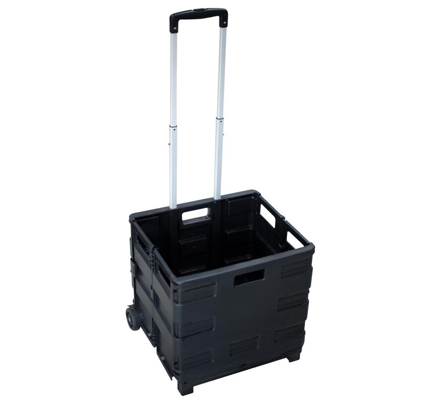 Chariot pliable - avec caisse - maximum 35 kg