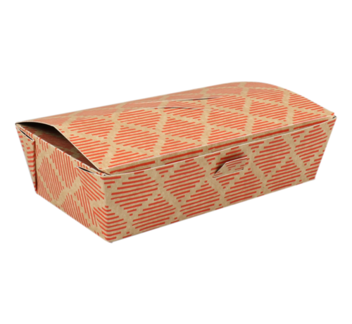 Specipack Boîte à sushi en carton - 185x130x50mm - rouge - 225 pièces