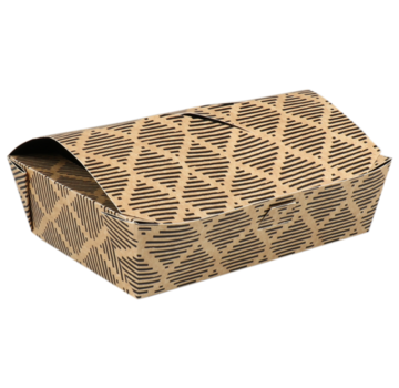 Specipack Boîte à sushi en carton - 170x115x50mm - noir- 225 pièces