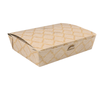 Specipack Boîte à sushi en carton - 190x145x50mm - blanc - 225 pièces