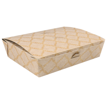 Specipack Boîte à sushi en carton - 190x145x50mm - blanc - 225 pièces