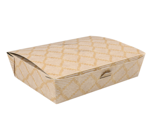 Specipack Boîte à sushi en carton - 190x145x50mm - blanc - 225 pièces