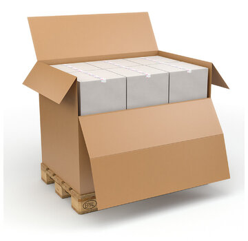 Specipack Palletdozen 1200 x 800 x 800 mm - Voorzien van laadklep - Pallet met 80 stuks