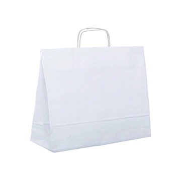 Specipack Sacs en papier - 54 x 14 x 44 cm - Poignées torsadées ou plates - Carton de 200 sacs