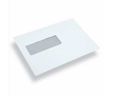 Specipack Enveloppe blanche C5 162 x 229 mm fenêtre boîte gauche 500 pcs.