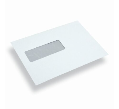 Specipack Enveloppe blanche C5 162 x 229 mm fenêtre boîte gauche 500 pcs.