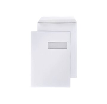 Specipack Enveloppe blanche pour actes C4 229 x 324 mm fenêtre droite boîte 250 pcs.