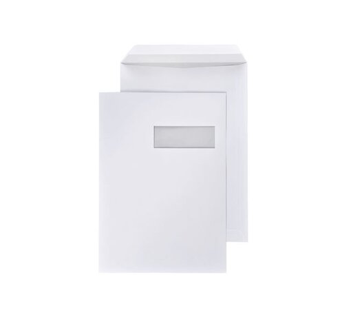 Specipack Enveloppe blanche pour actes C4 229 x 324 mm fenêtre droite boîte 250 pcs.