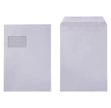 Specipack Enveloppe blanche pour actes C4 229 x 324 mm fenêtre gauche boîte 250 pcs.