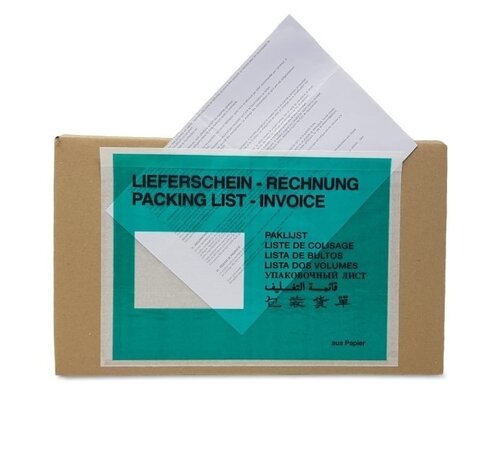 Specipack Paklijst enveloppen/ dokulops papier bedrukt - recyclebaar - DL- 228mm x 120mm - doos met 1000 stuks