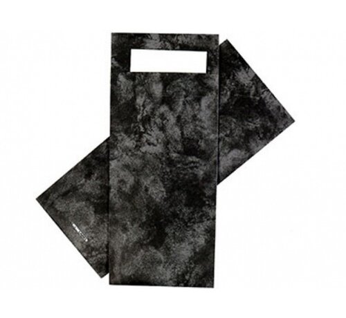 Specipack Mouchoir - serviette marbre noir + blanc - 500 pièces