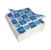 Specipack Serviettes de table - 1 couche ¼ de pli - 33 x 33 cm - Fresh & Tasty Fish - 4000 pièces