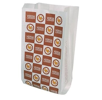 Specipack Ersatz snackzakken - VERS & LEKKER KIP - 1 pond - 14x6x25,5 cm - doos met 10kg