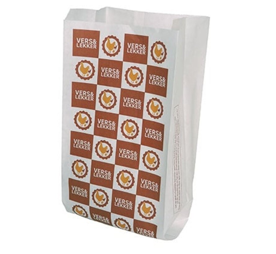 Ersatz snack bags - FAST & TASTY chicken - 1 livre - 14x6x25.5 cm - carton de 10kg