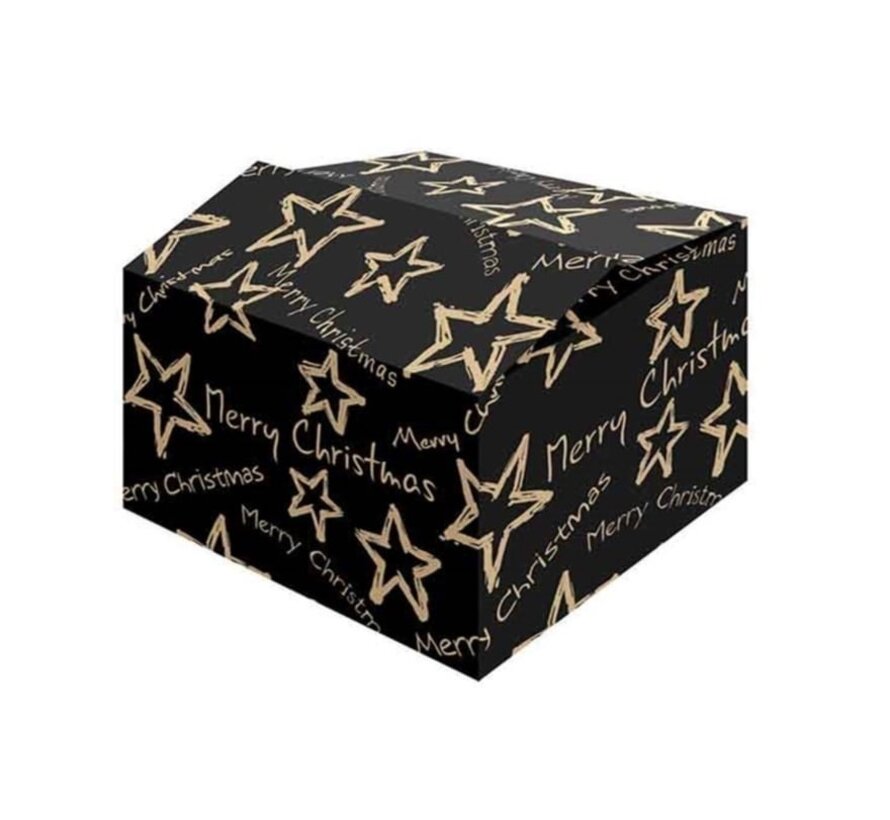 Boîtes cadeaux de Noël - noir - 390 x 290 x 300 mm - fardeau avec 15 boîtes