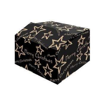 Specipack Boîtes cadeaux de Noël - noir - 310 x 200 x 140 mm - fardeau avec 15 boîtes
