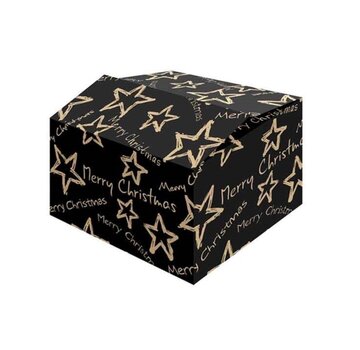 Specipack Boîtes cadeaux de Noël - noir - 390 x 290 x 126 mm - fardeau avec 15 boîtes