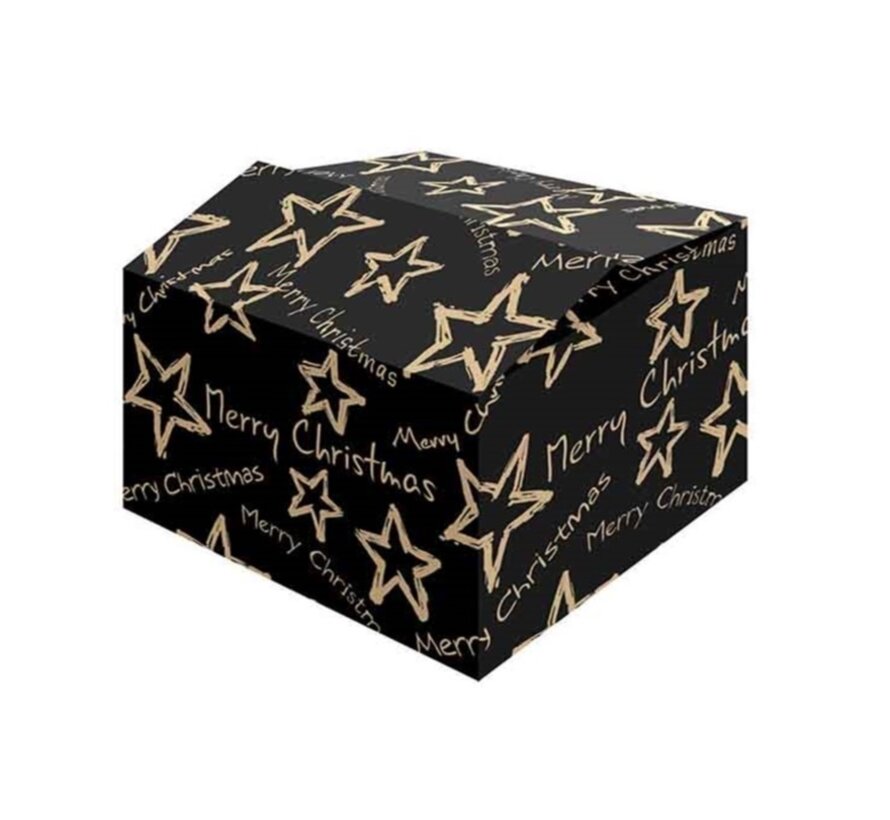 Boîtes cadeaux de Noël - noir - 390 x 290 x 126 mm - fardeau avec 15 boîtes