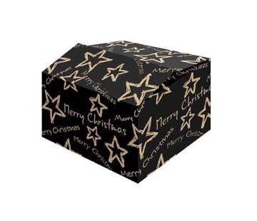 Specipack Boîtes cadeaux Noël - noir - 450 x 350 x 230 mm - fardeau avec 15 boîtes