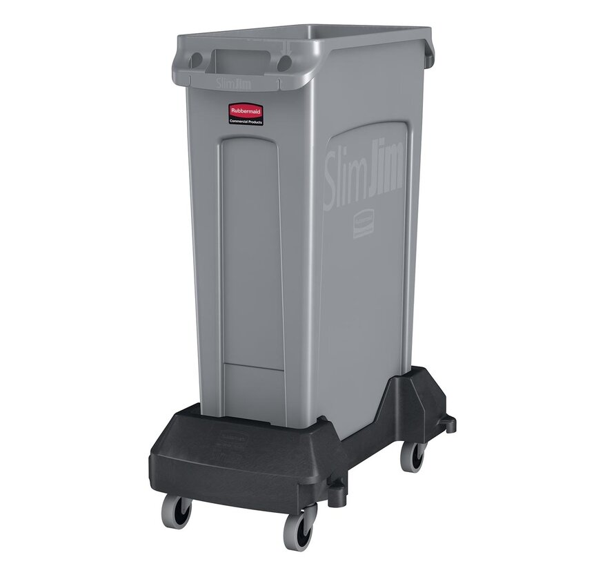 Rubbermaid - afvalcontainer Slim Jim - 87 liter - grijs