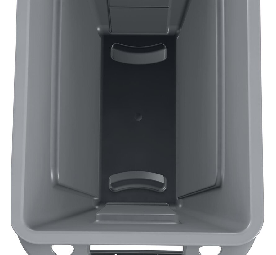 Rubbermaid - poubelle Slim Jim - 87 litres - gris