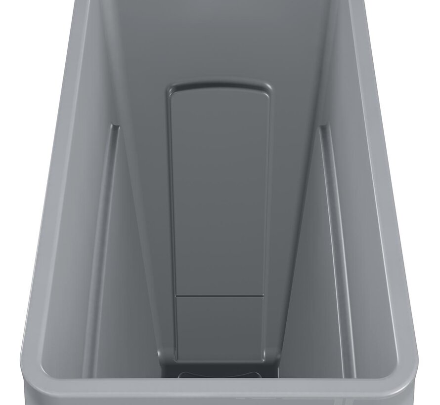 Rubbermaid - afvalcontainer Slim Jim - 87 liter - grijs