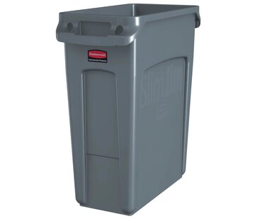 Rubbermaid - afvalcontainer Slim Jim - 60 liter - grijs