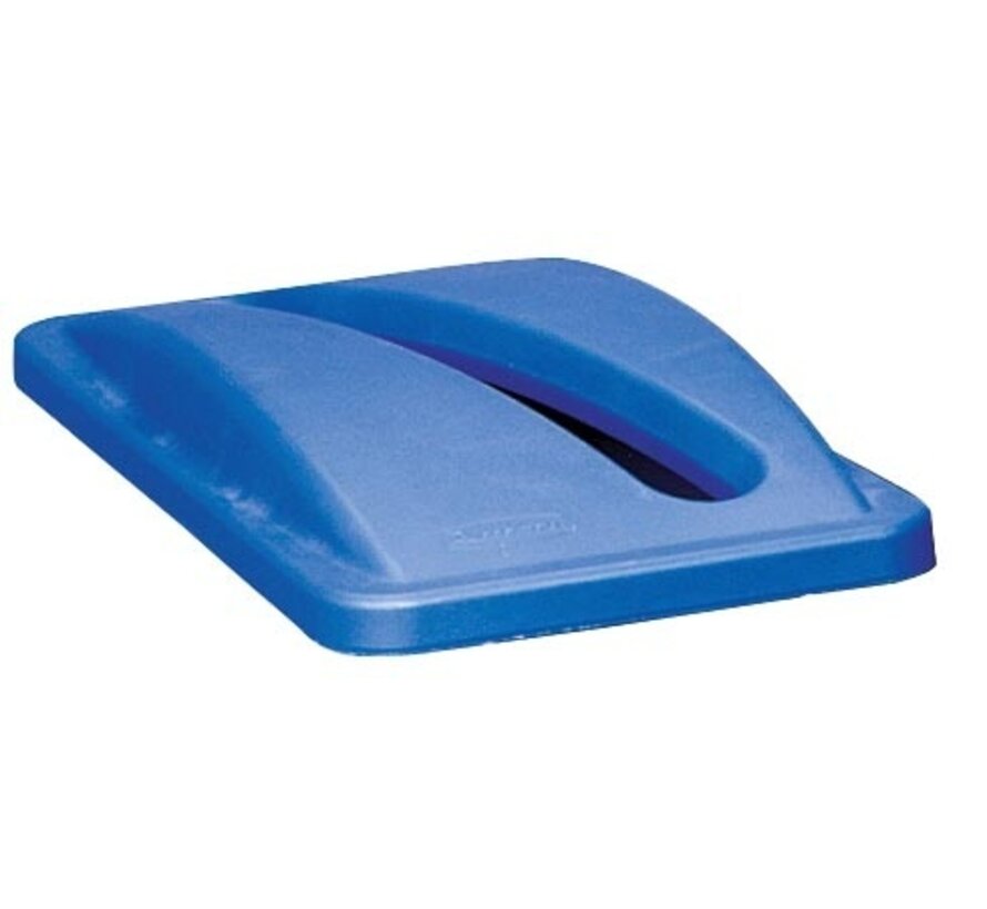 Rubbermaid - couvercle pour poubelle Slim Jim - pour papier - bleu