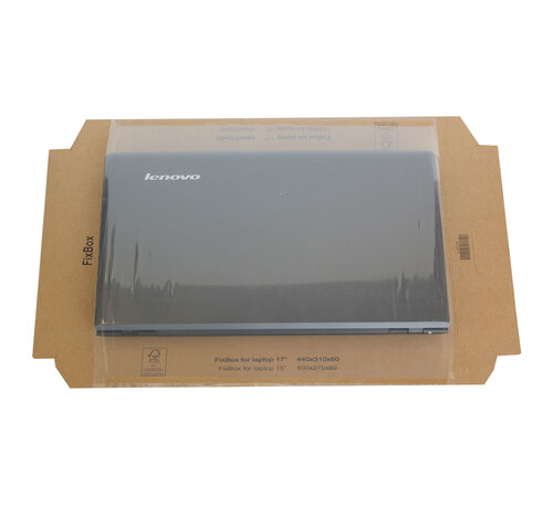 Specipack Laptop verzenddoos + inlay/fixeerverpakking - 15inch - 41x31x8.6 cm - 10 stuks