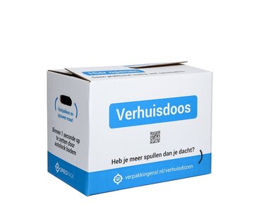 Specipack Boîtes de déménagement Premium imprimées avec votre logo - 58 litres avec fond Autolock - Double vague