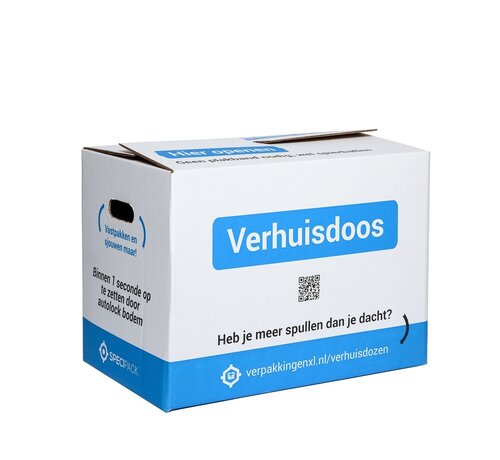 Specipack Boîtes de déménagement Premium imprimées avec votre logo - 58 litres avec fond Autolock - Double vague