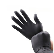 Gants Nitrile Noir S - Extra Tough 5.0 grs - Boîte de 100 pièces