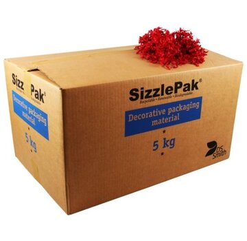 SizzlePak Vulmateriaal Dieprood 5kg