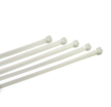 Specipack Kabelbinders wit 300 x 3,6 mm - Zak met 100 stuks