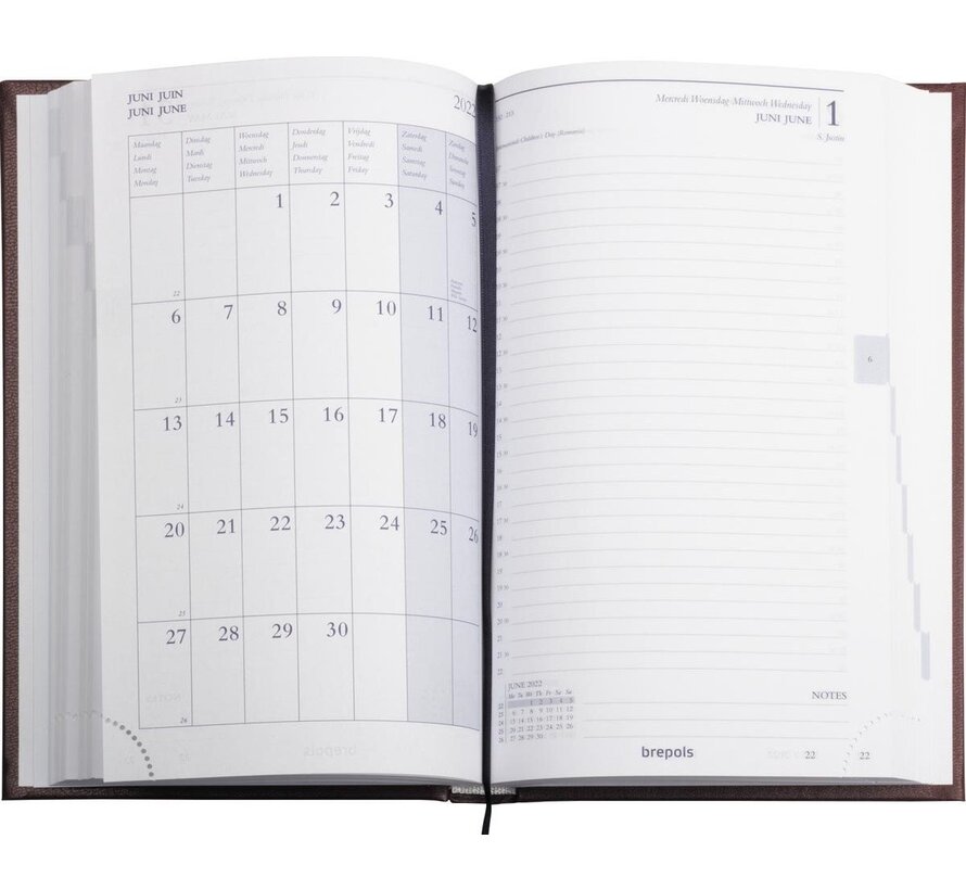 Agenda de la galerie, Businesstimer, 2024, noir