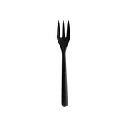 Snackvork Hercules Black PPMF 130mm - Met snijrand - Doos met 1000 stuks