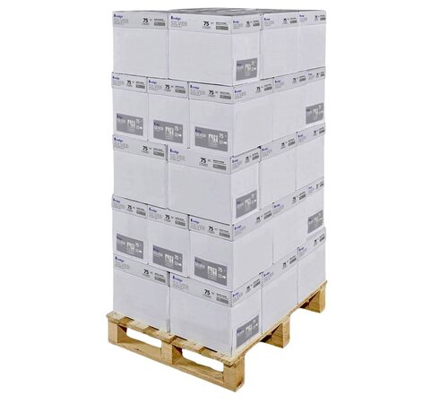Specipack Papier à copier A4 75 g/m² boîte blanche 2 500 feuilles - Certifié FSC - Palette de 240 paquets