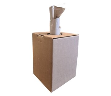 Specipack Boîte distributrice de papier de remplissage - 38 cm x 250 m x 70 g/m2 - Remplissage respectueux de l'environnement